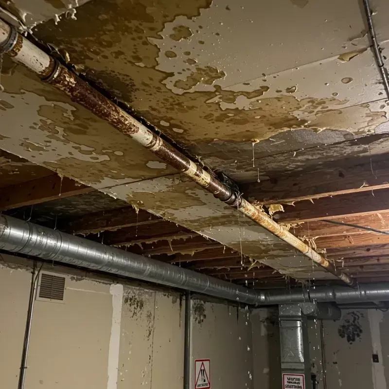 Ceiling Water Damage Repair in Evansville, WI